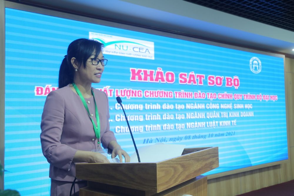Site visit to assess 03 programs of Hanoi Open University