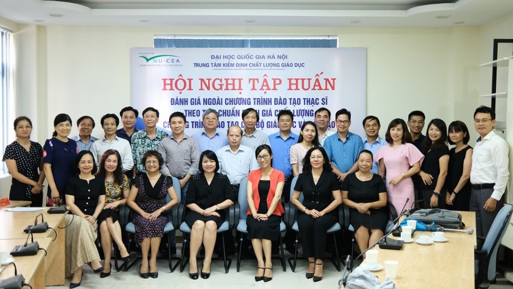 Hội nghị tập huấn đợt 1 “Đánh giá ngoài chương trình đào tạo thạc sĩ theo Tiêu chuẩn đánh giá chất lượng chương trình đào tạo của Bộ Giáo dục và Đào tạo” cho chuyên gia đánh giá ngoài