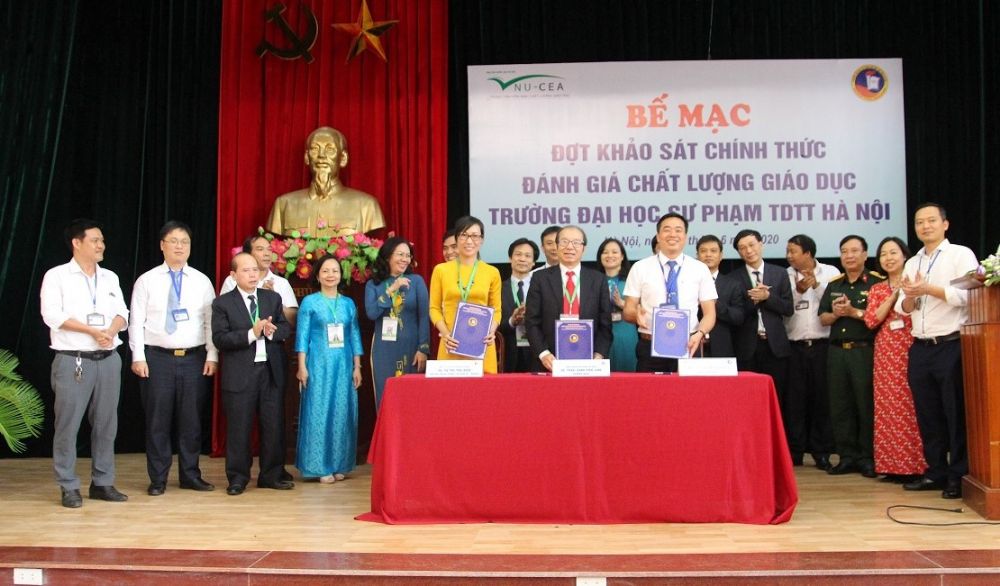 Bế mạc đợt khảo sát chính thức đánh giá chất lượng giáo dục Trường Đại học Sư phạm Thể dục Thể thao Hà Nội