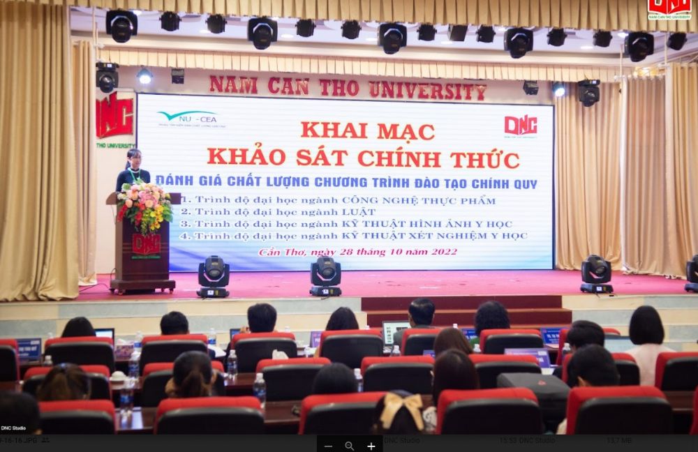 Khai mạc khảo sát chính thức đánh giá chương trình đào tạo tại Trường Đại học Nam Cần Thơ