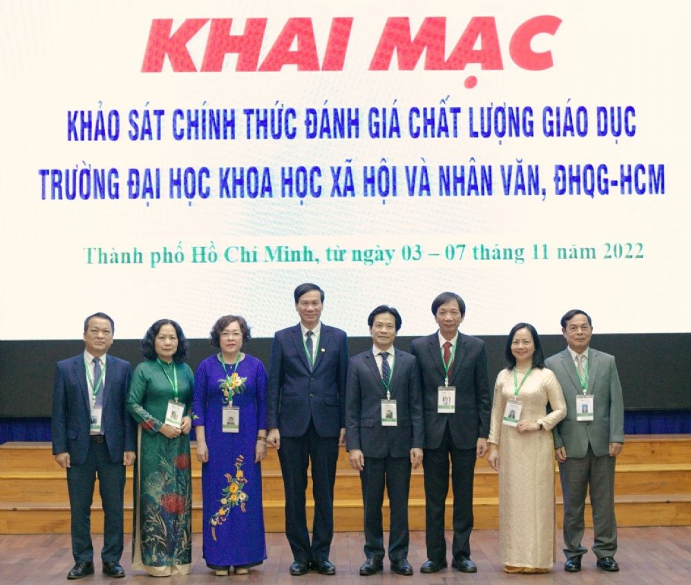 Khai mạc khảo sát chính thức đánh giá ngoài chu kỳ 2 Trường Đại học Khoa học Xã hội và Nhân văn, Đại học Quốc gia Thành phố Hồ Chí Minh