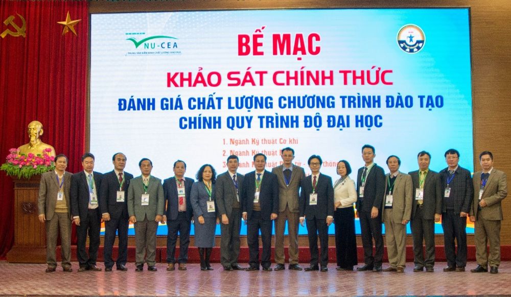 Bế mạc đợt Khảo sát chính thức đánh giá ngoài chương trình đào tạo tại Trường Đại học Kỹ thuật công nghiệp - Đại học Thái Nguyên