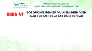 Bồi dưỡng nghiệp vụ kiểm định viên giáo dục đại học và cao đẳng sư phạm Khóa 47 (Đợt 2 năm 2025)