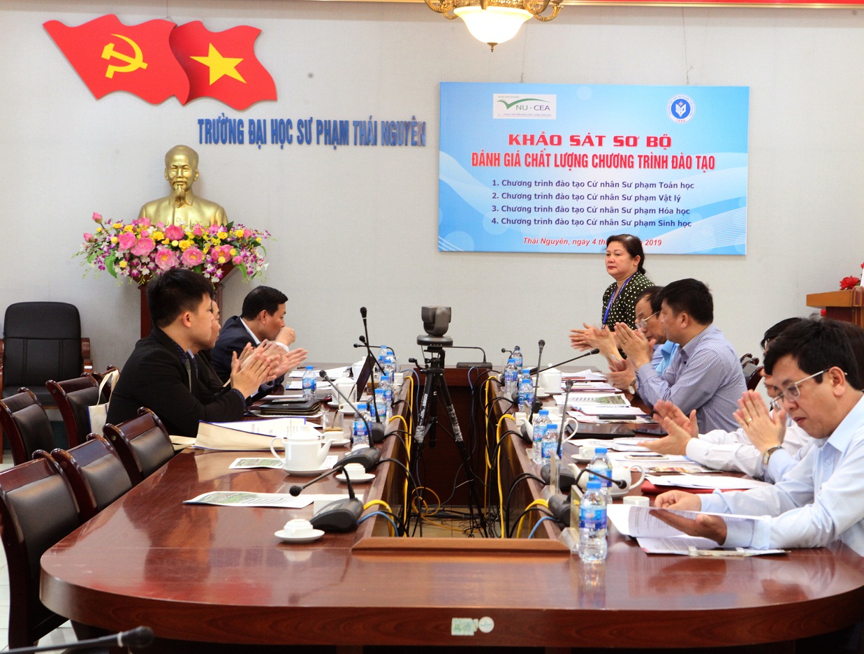 Khảo sát sơ bộ đánh giá chất lượng 04 chương trình đào tạo của Trường Đại học Sư phạm, Đại học Thái Nguyên