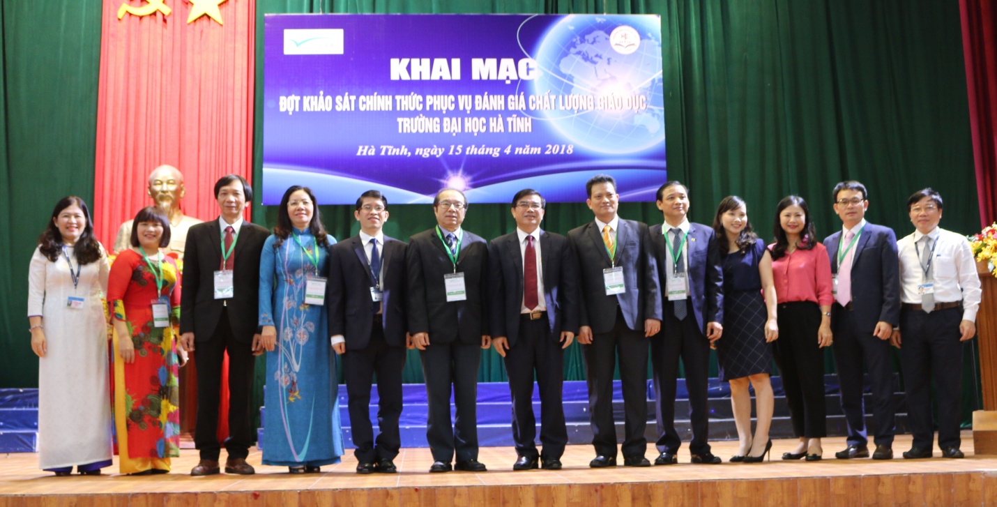 Khai mạc đợt Khảo sát chính thức phục vụ Đánh giá ngoài Trường Đại học Hà Tĩnh