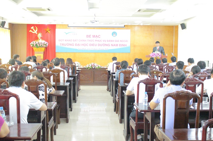 Bế mạc đợt khảo sát chính thức phục vụ đánh giá ngoài Trường Đại học Điều dưỡng Nam Định