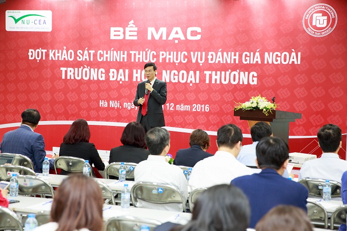 Bế mạc đợt khảo sát chính thức phục vụ đánh giá ngoài Trường Đại học Ngoại thương