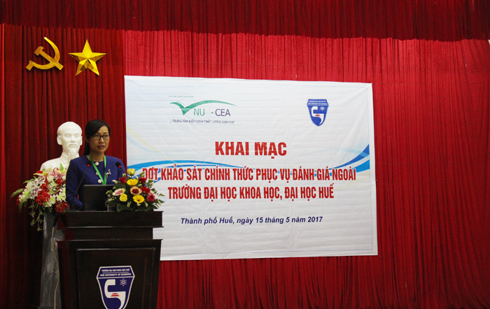 Khai mạc Đợt khảo sát chính thức phục vụ Đánh giá ngoài Trường Đại học Khoa học – Đại học Huế