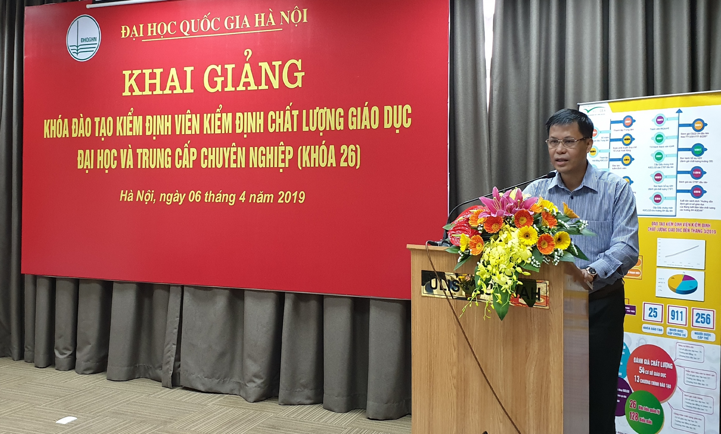 Đại học Quốc gia Hà Nội tổ chức đào tạo Kiểm định viên kiểm định chất lượng giáo dục đại học và trung cấp chuyên nghiệp - Khóa 26