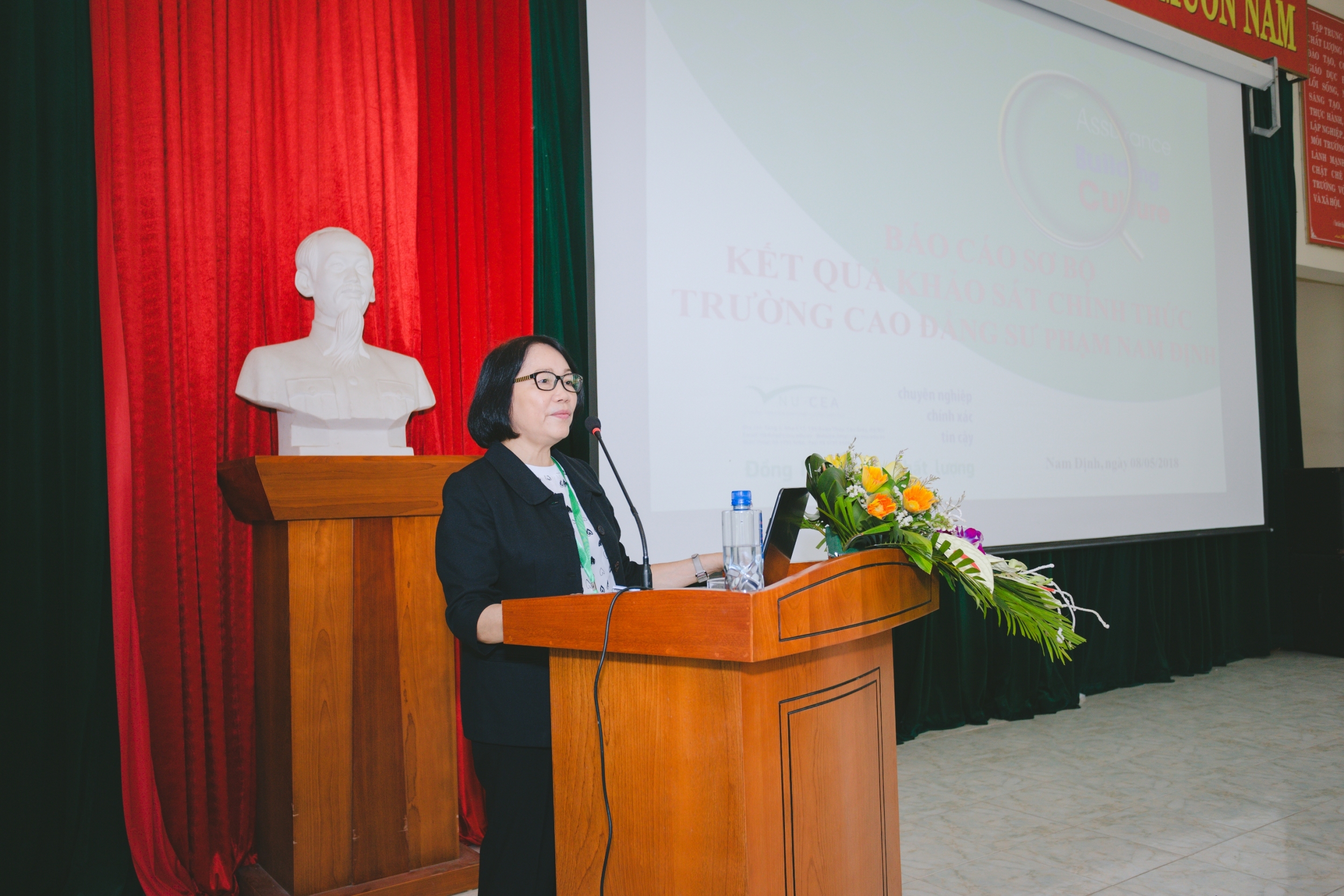 Bế mạc đợt khảo sát chính thức phục vụ đánh giá ngoài Trường Cao đẳng Sư phạm Nam Định