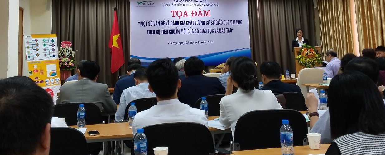 Tọa đàm “Một số vấn đề về đánh giá chất lượng cơ sở giáo dục đại học theo bộ tiêu chuẩn mới của Bộ Giáo dục và Đào tạo”