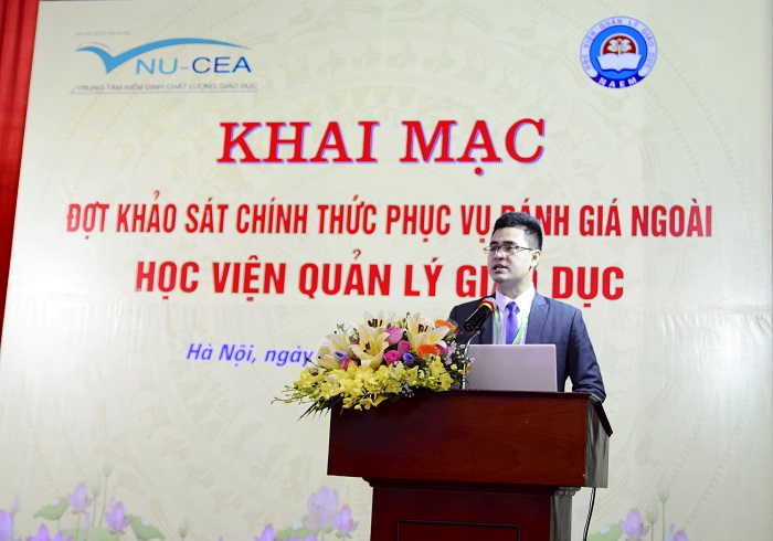 Khai mạc đợt Khảo sát chính thức phục vụ Đánh giá ngoài Học viện Quản lý giáo dục