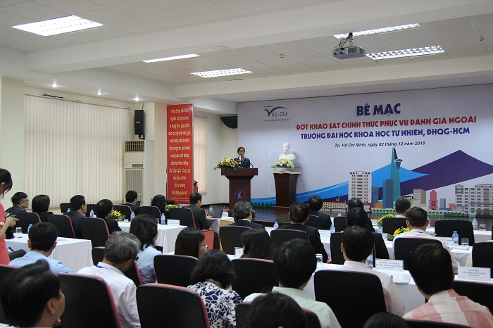 Bế mạc đợt khảo sát chính thức phục vụ đánh giá ngoài Trường Đại học Khoa học Tự nhiên, Đại học Quốc gia Thành phố Hồ Chí Minh