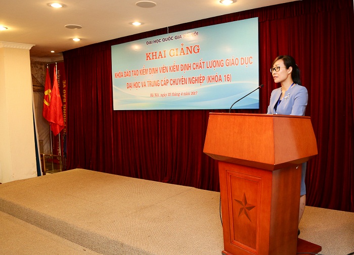 Khai giảng khóa đào tạo kiểm định viên kiểm định chất lượng giáo dục đại học và trung cấp chuyên nghiệp, khóa 16