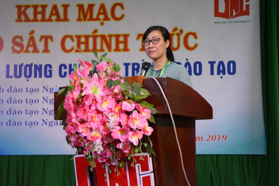 Khai mạc khảo sát chính thức đánh giá chất lượng 04 chương trình đào tạo tại Trường Đại học Nam Cần Thơ