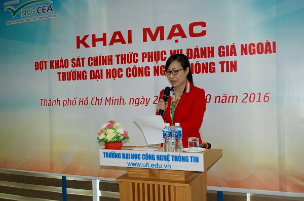 Khai mạc đợt khảo sát chính thức phục vụ đánh giá ngoài Trường Đại học Công nghệ Thông tin, Đại học Quốc gia Thành phố Hồ Chí Minh