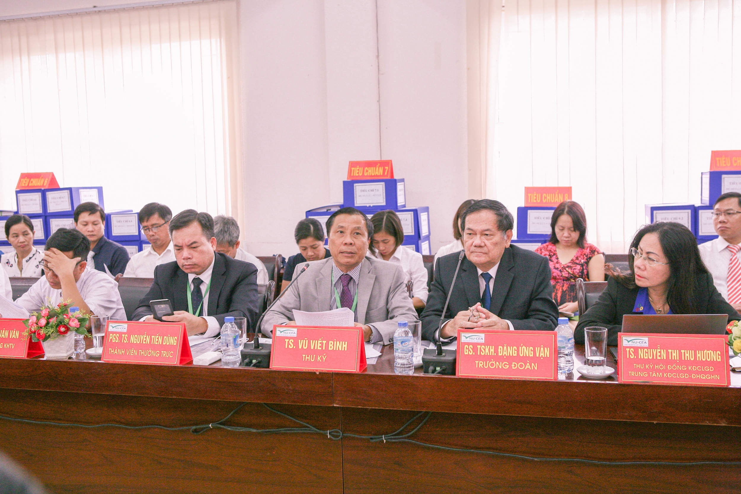 Đoàn chuyên gia đánh giá ngoài khảo sát sơ bộ tại Trường Đại học Sư phạm Kỹ thuật Hưng Yên