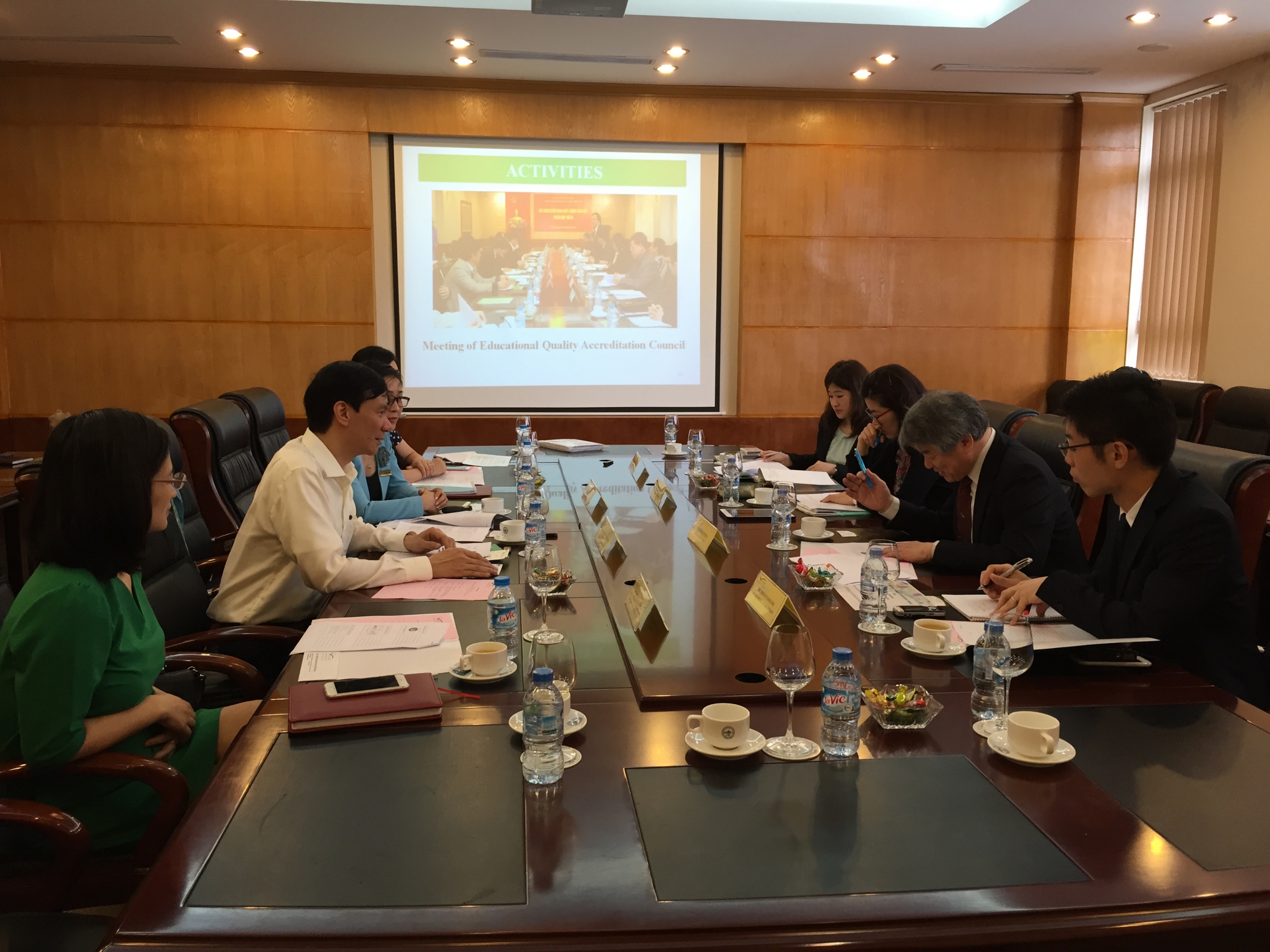 Trung tâm Kiểm định chất lượng giáo dục-Đại học Quốc gia Hà Nội tiếp đoàn Cơ quan quốc gia về văn bằng và đánh giá trường đại học của Nhật Bản