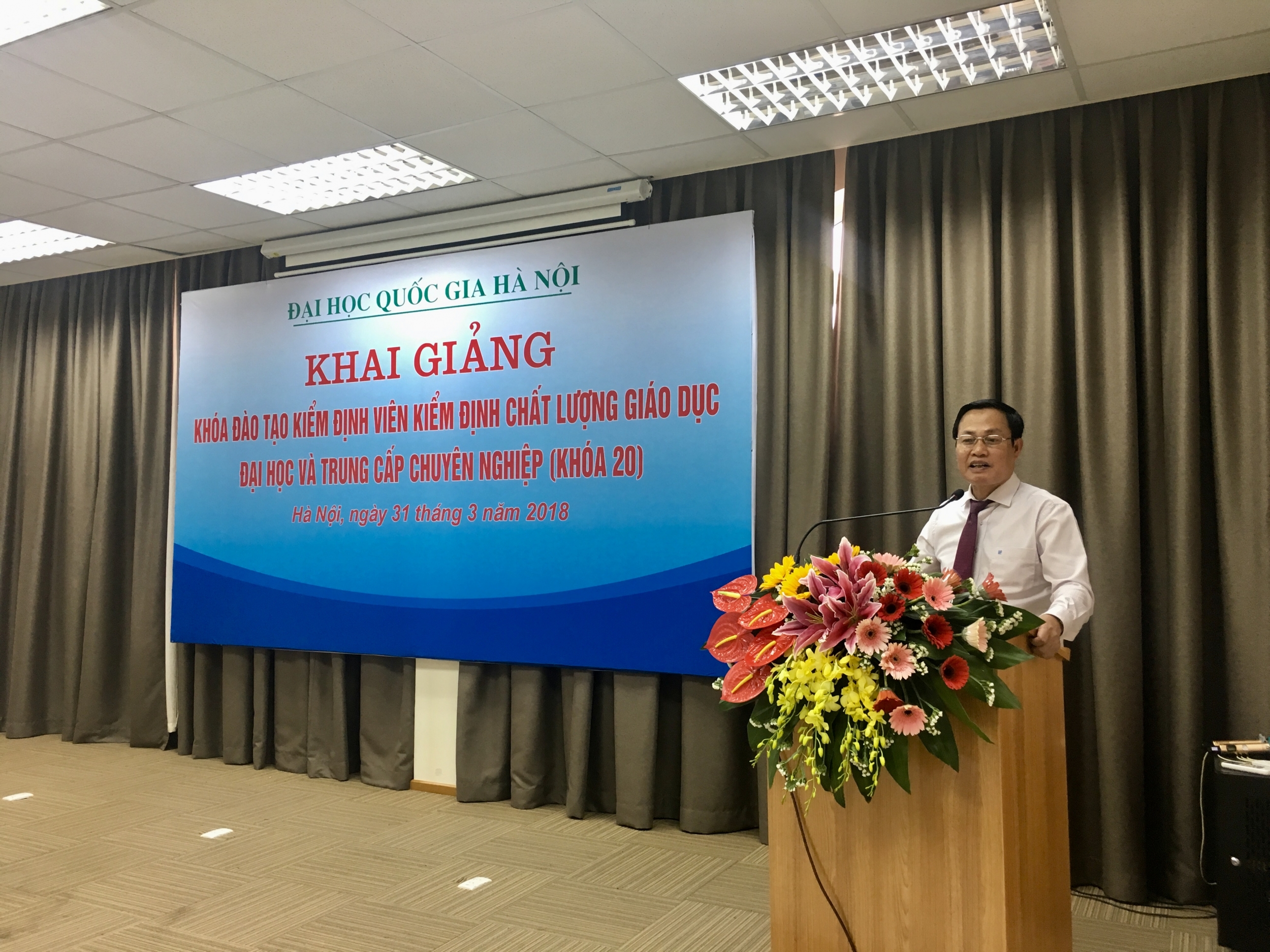 Khai giảng khóa 20 đào tạo kiểm định viên kiểm định chất lượng giáo dục đại học và trung cấp chuyên nghiệp