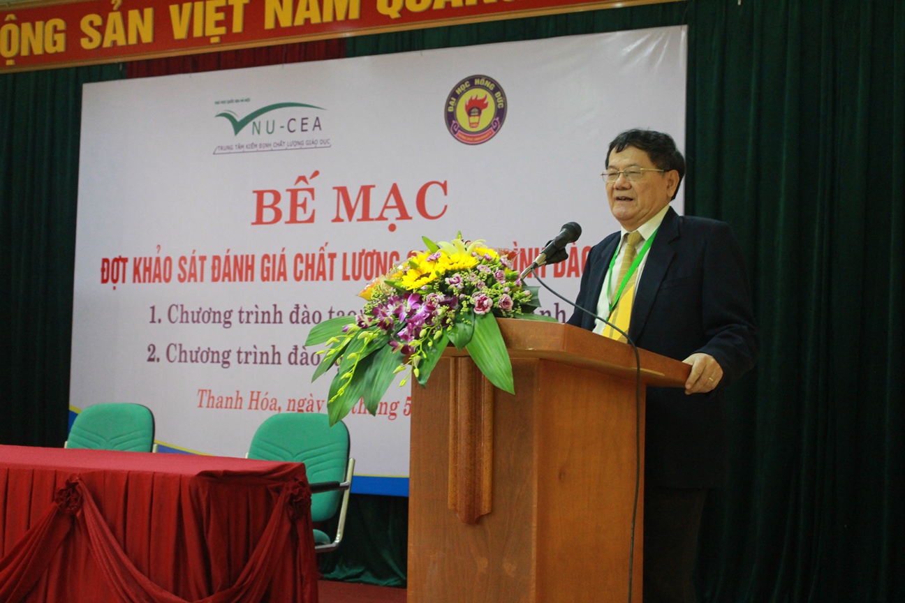 Bế mạc khảo sát chính thức đánh giá ngoài 02 chương trình đào tạo tại Trường Đại học Hồng Đức