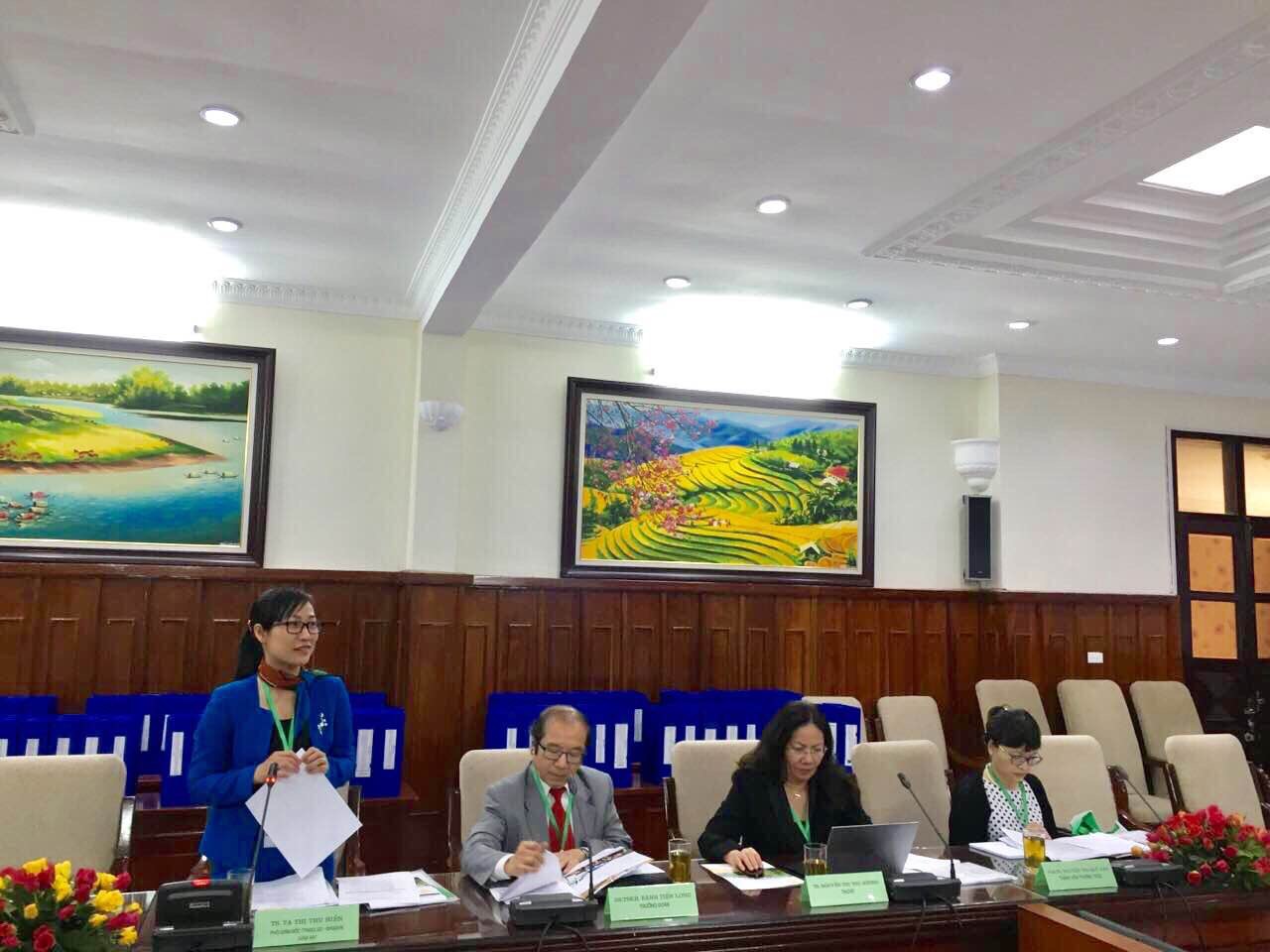 Đoàn chuyên gia đánh giá ngoài khảo sát sơ bộ tại Học viện Ngân hàng