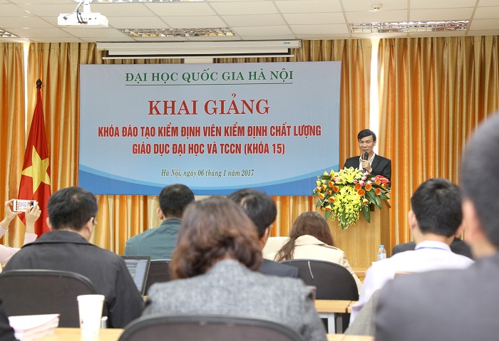 Khai giảng khóa 15 đào tạo kiểm định viên kiểm định chất lượng giáo dục đại học và trung cấp chuyên nghiệp