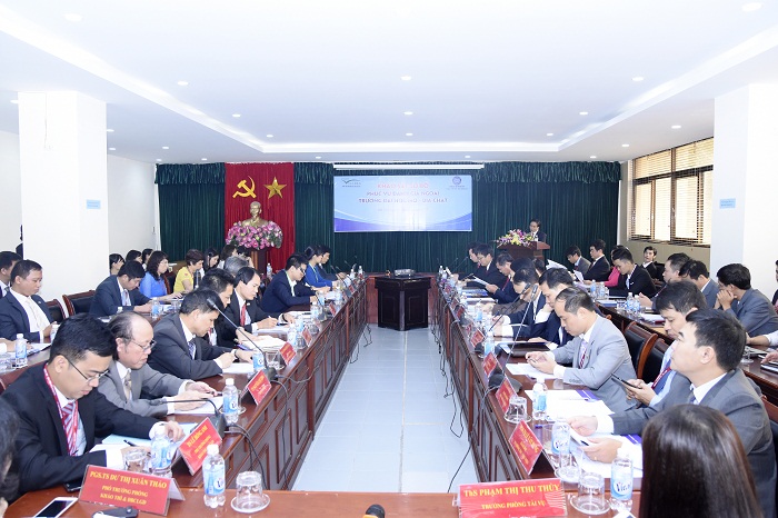 Đoàn chuyên gia đánh giá ngoài khảo sát sơ bộ tại Trường Đại học Mỏ-Địa chất