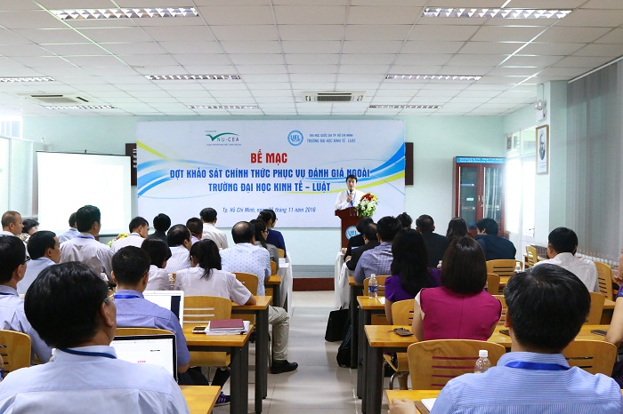 Bế mạc đợt khảo sát chính thức phục vụ đánh giá ngoài Trường Đại học Kinh tế - Luật, Đại học Quốc gia Thành phố Hồ Chí Minh