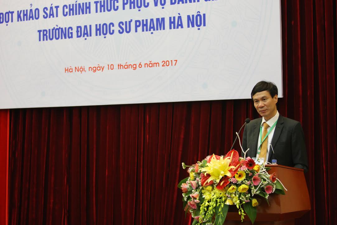Khai mạc đợt khảo sát chính thức phục vụ đánh giá ngoài Trường Đại học Sư phạm Hà Nội