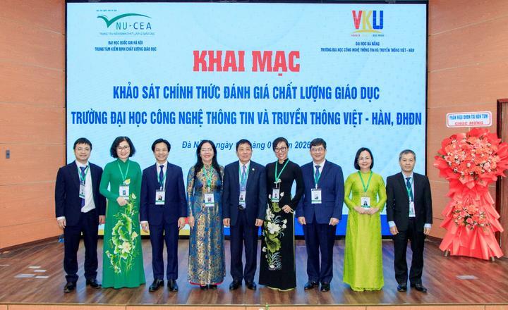 Khai mạc khảo sát chính thức đánh giá ngoài Trường ĐH Công nghệ thông tin và Truyền thông Việt – Hàn, Đại học Đà Nẵng