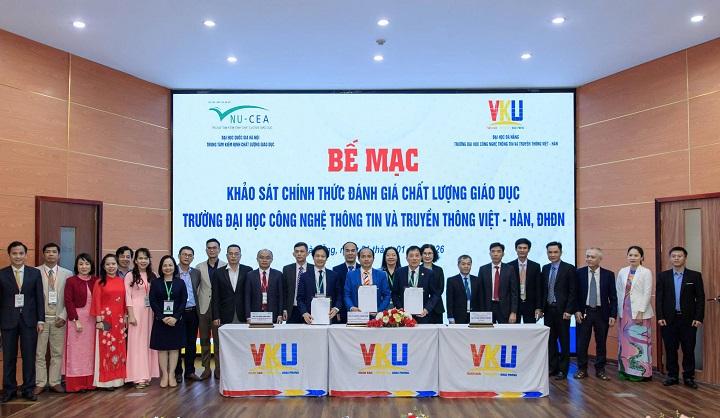 Bế mạc khảo sát chính thức đánh giá ngoài Trường ĐH Công nghệ thông tin và Truyền thông Việt – Hàn, Đại học Đà Nẵng