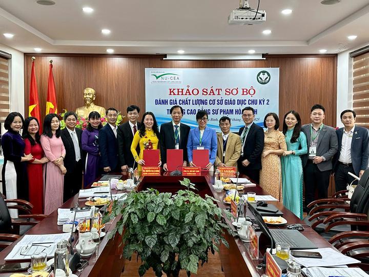 Khảo sát sơ bộ đánh giá chất lượng giáo dục Trường Cao đẳng Sư phạm Hòa Bình