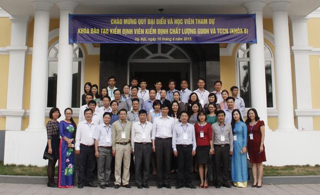 Lễ khai giảng Chương trình đào tạo kiểm định viên kiểm định chất lượng giáo dục đại học và trung cấp chuyên nghiệp khóa 8