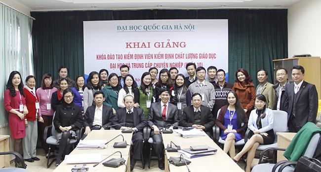 Khai giảng khóa 10 đào tạo kiểm định viên kiểm định chất lượng giáo dục đại học và trung cấp chuyên nghiệp