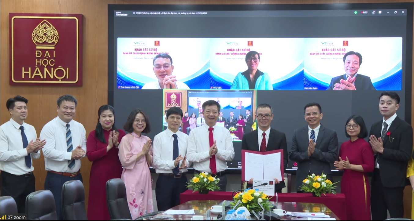 Khảo sát sơ bộ đánh giá chất lượng các chương trình đào tạo tại Trường Đại học Hà Nội