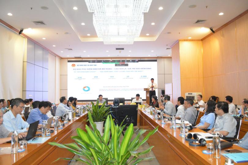 Trung tâm KĐCLGD - ĐHQGHN tham dự Hội nghị Tập huấn về công tác tự đánh giá cơ sở giáo dục đại học