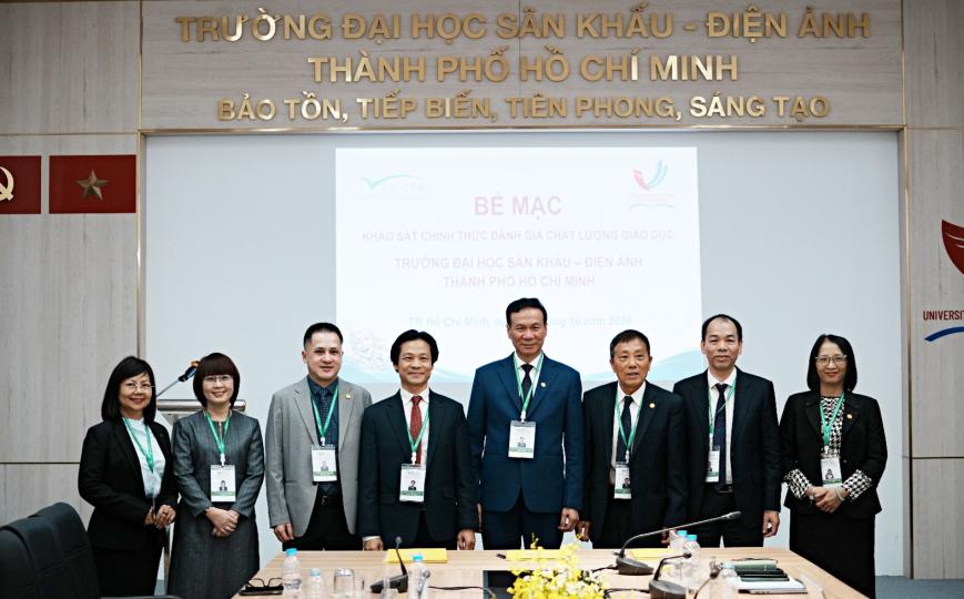Bế mạc khảo sát chính thức đánh giá ngoài Trường ĐH Sân khấu – Điện ảnh Thành phố Hồ Chí Minh